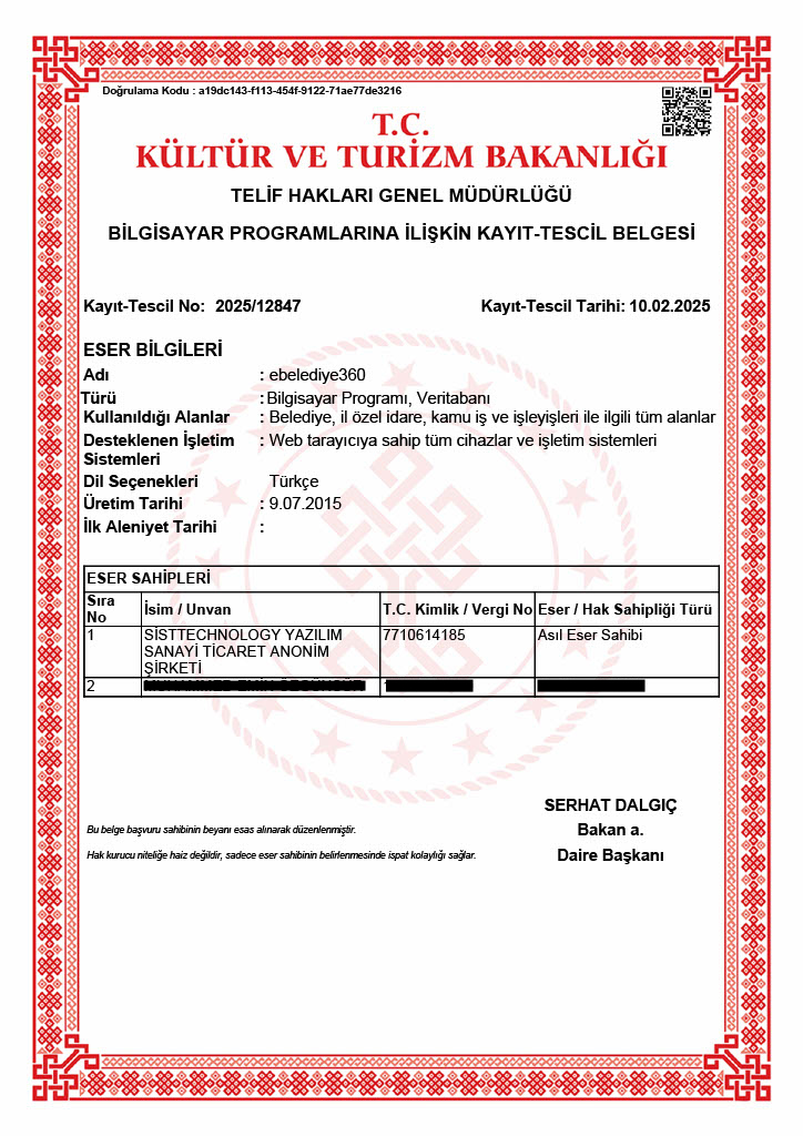 KTB Tescil Belgesi