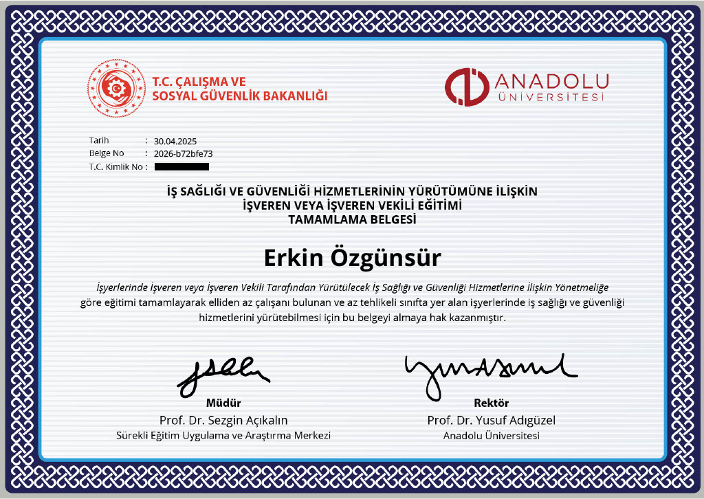ISG Belgesi